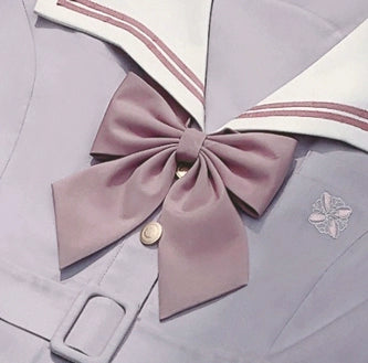 Elegant Purple Sailor Uniform Dress HUT0049