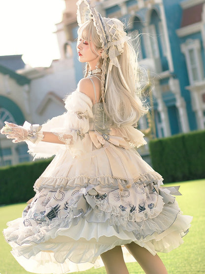 Retro Palace Style Wedding Lolita Dress CHE0004