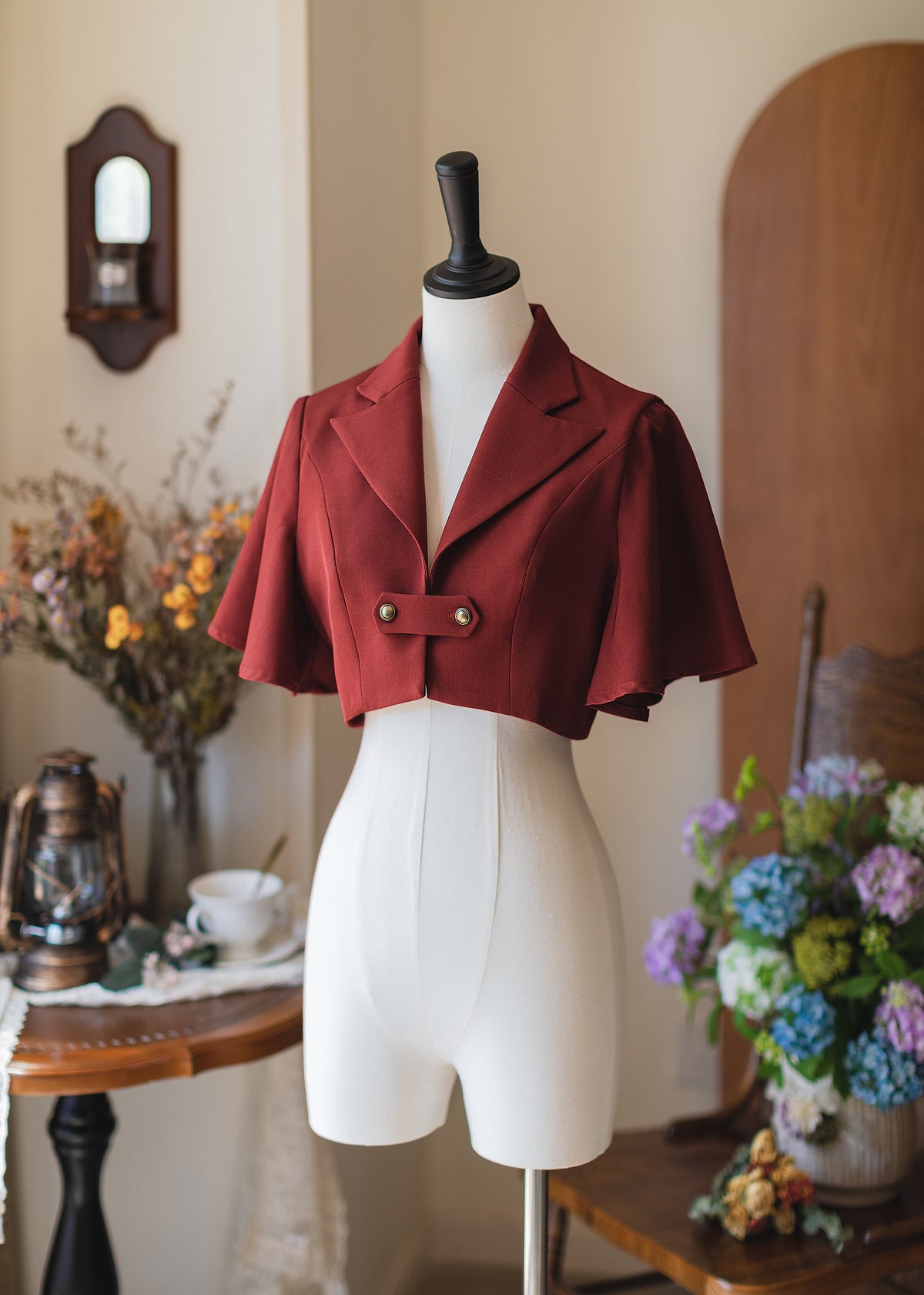 Vintage Halter Neck Corset Dress FOR0069