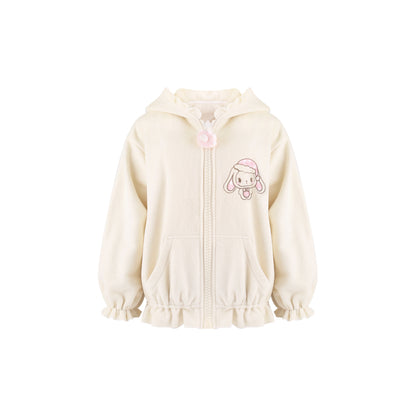 Bunny Ear Hood Jacket Pink Gingham Skirt SER0160