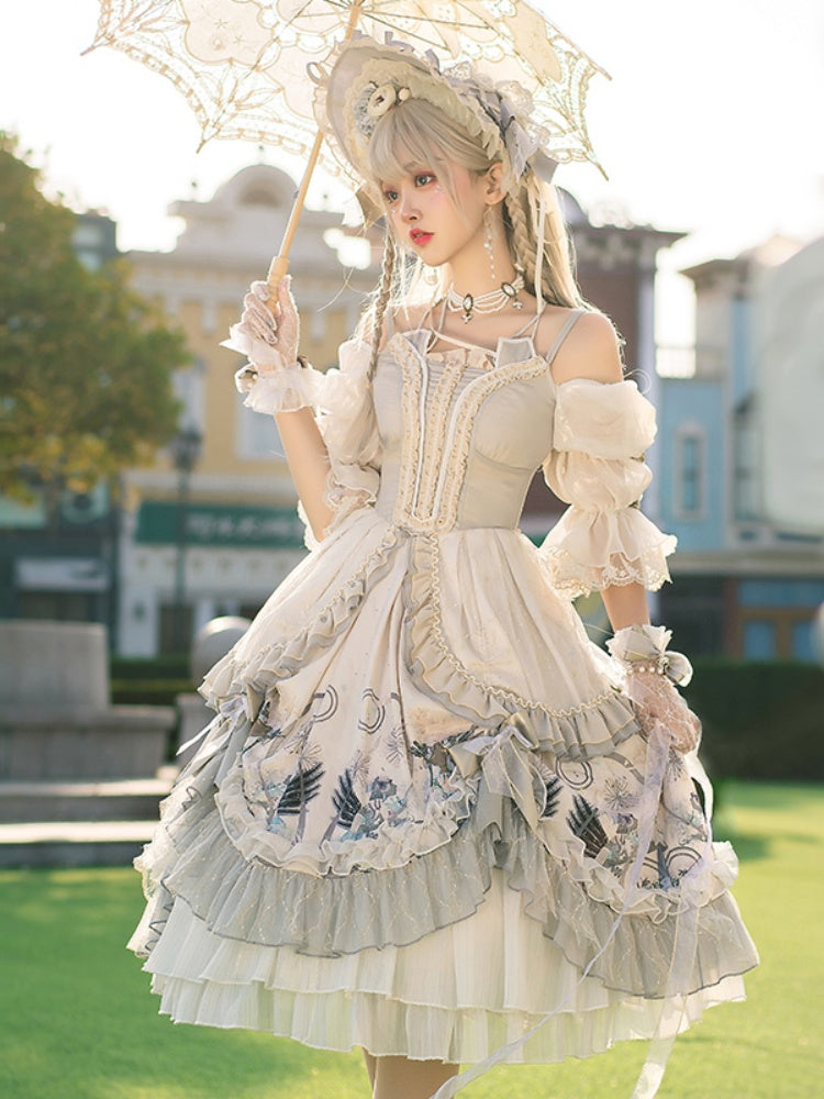 Retro Palace Style Wedding Lolita Dress CHE0004