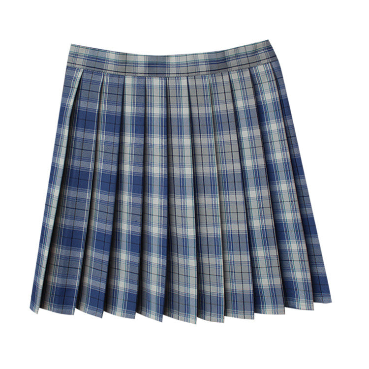 JKの制服チェックスカート、日本風の大学プリーツスカート、ミディスカート、ハイウエストのショートスカート、柔らかい女子学生制服、パフォーマンス衣装
