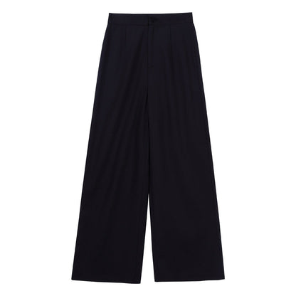 Black Gothic Asymmetric Apron Pants Set YOU0291