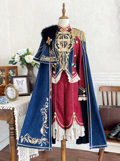 Royal Military Prince Cape Jacket And Trousers Set YOU0310