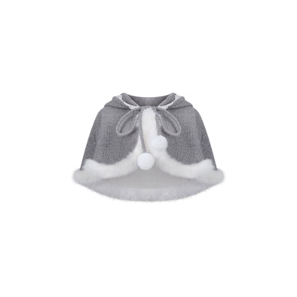 Rabbit Hood Cape And Lace Skirt Set SER0133