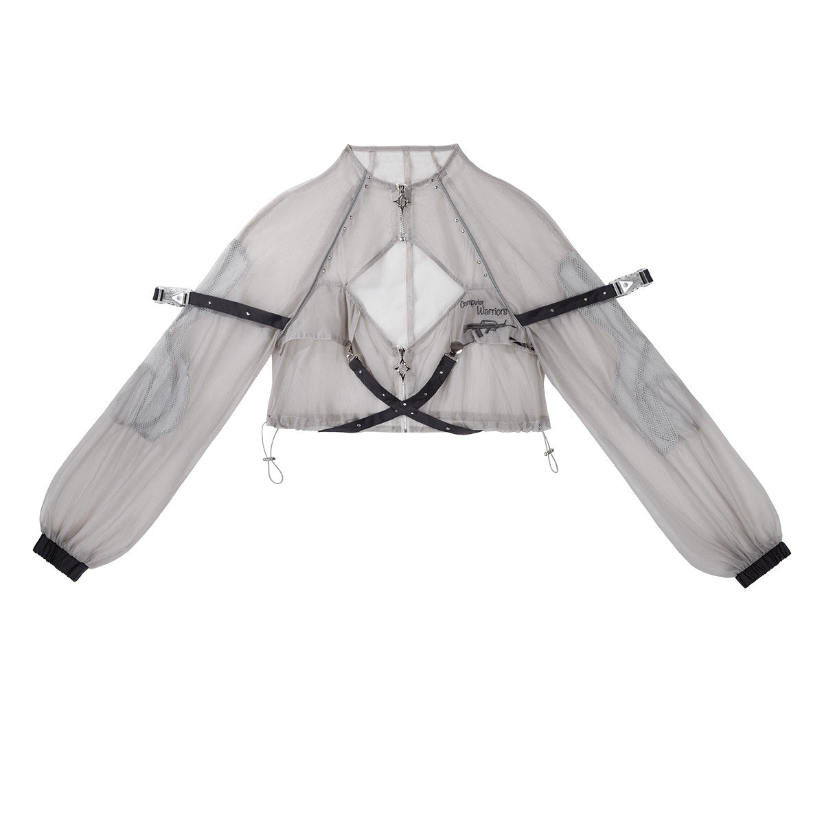 Futuristic Techwear Battle Suit Two-Piece Set YOU0234