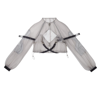 Futuristic Techwear Battle Suit Two-Piece Set YOU0234