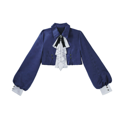 Gothic Lolita Skeleton Embroidered Jacket Dress Set YOU0268