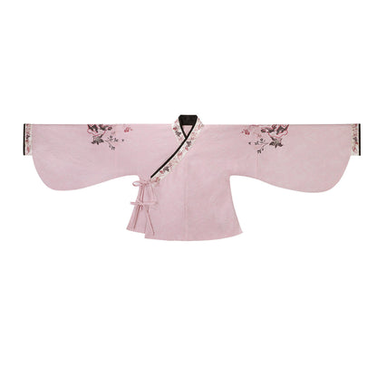 Chinese Style Floral Embroidered Skirt Set YOU0321