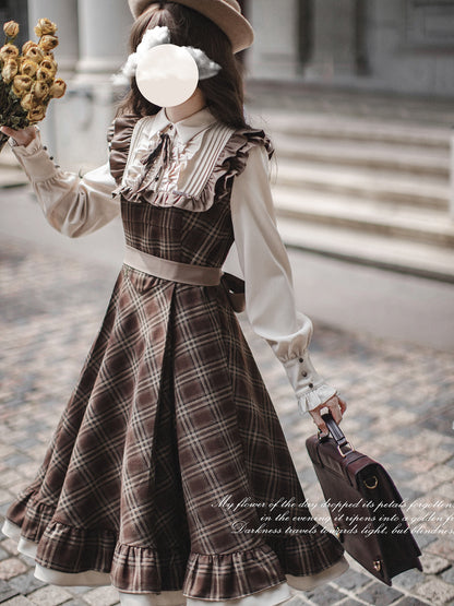 Retro Brown Westin Lolita Dress HUT0041