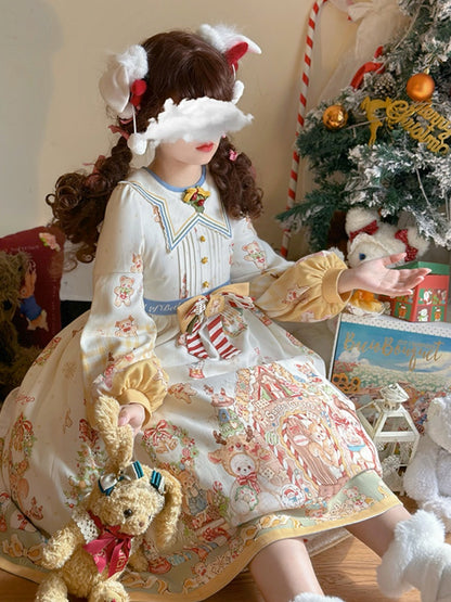 Christmas style Star Collar Lolita Dress CHE0031