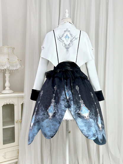 Galaxy Knight Lolita Cape And Dress Set YOU0251