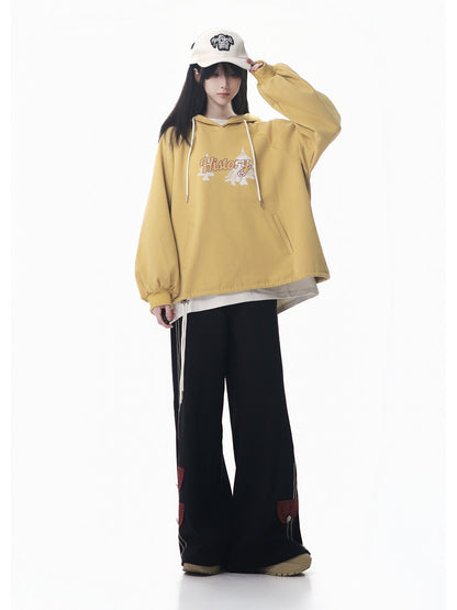 Oversized Zip Hoodie Sweatpants Set PIN0036