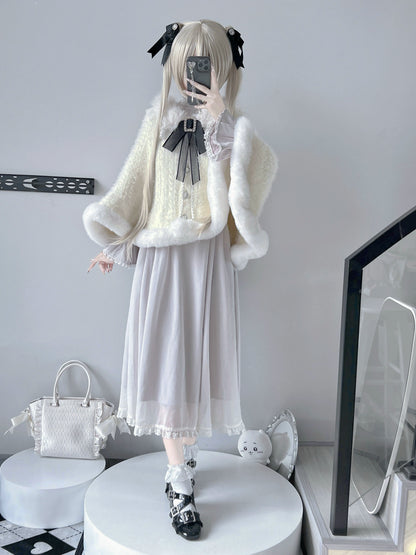 Fluffy Fur Winter Cape KAN0002