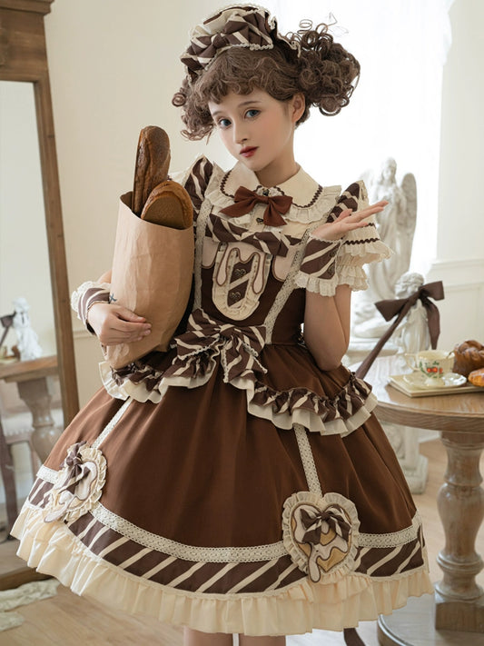 Cookie Brown Sweet Lolita Dress YOU0021