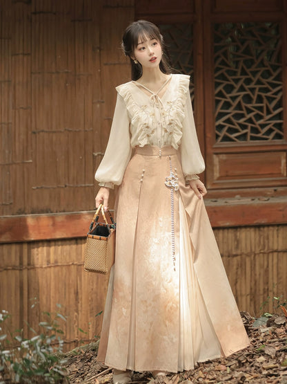 Flower Printed Elegant china dress YOU0023