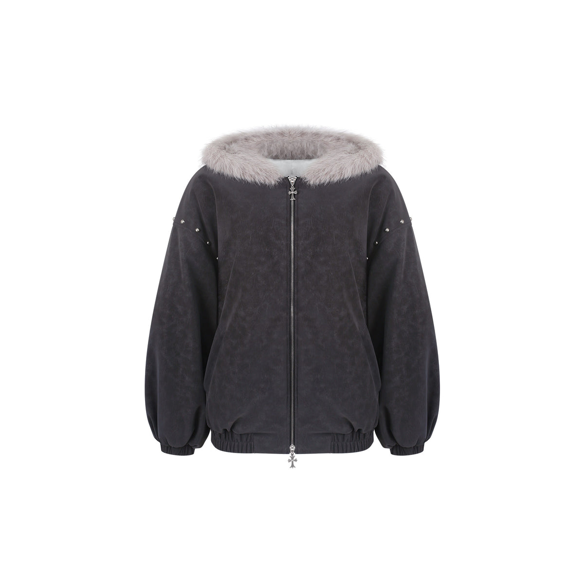 Gothic Hooded Fleece Jacket 3-Piece Set SER0145