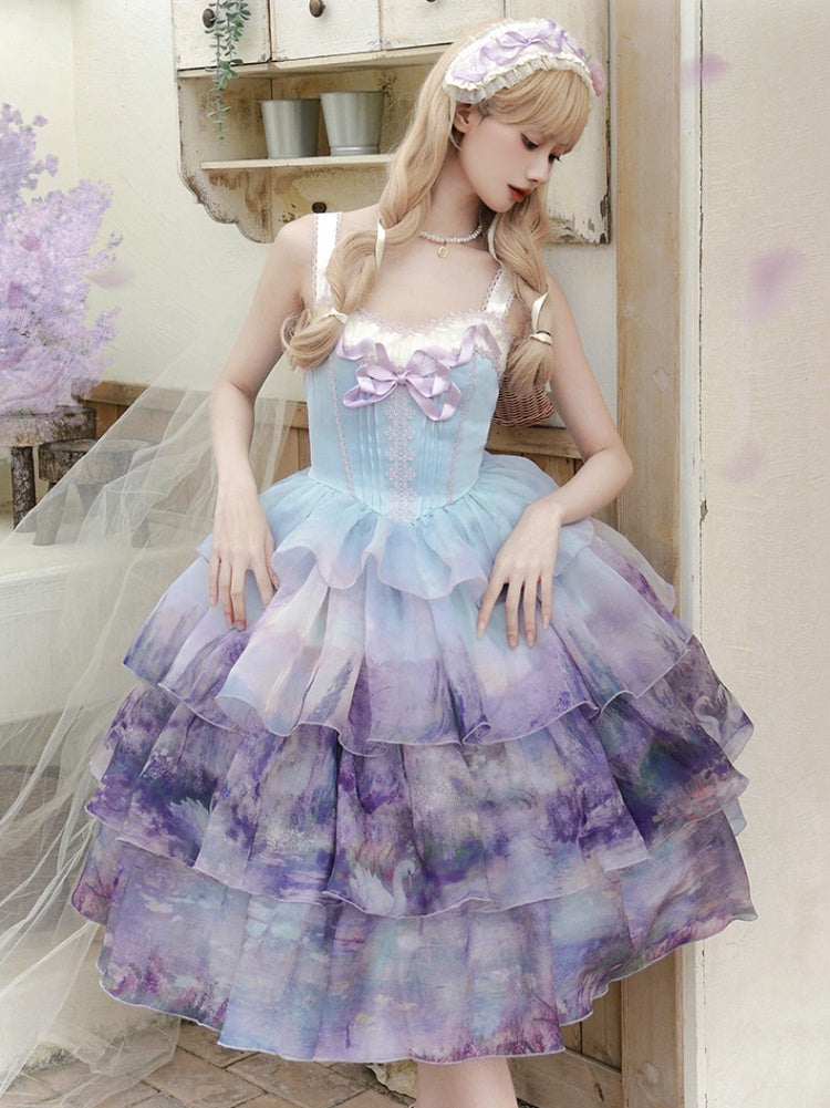 Swan Lake Frills Lolita Dress URT0013