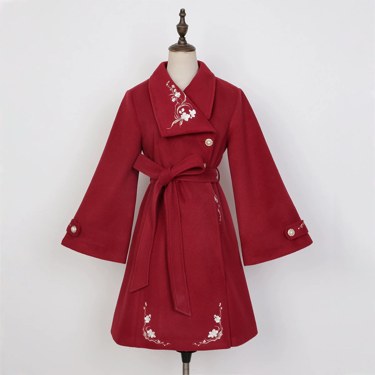 Chinese-Style Girly Cape Long Coat YOU0103