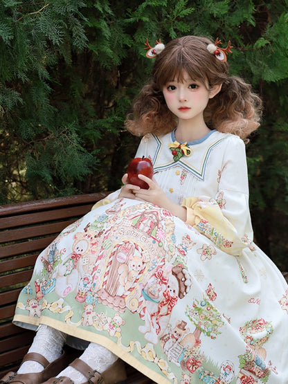 Christmas style Star Collar Lolita Dress CHE0031