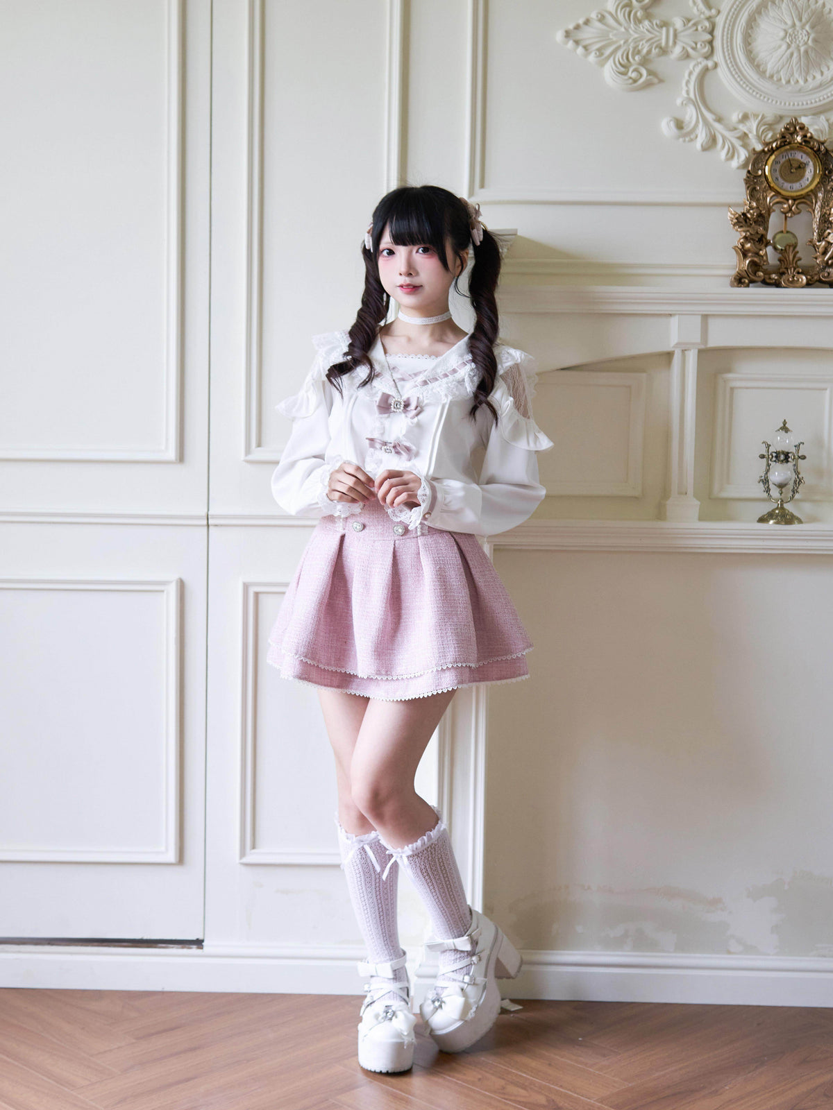 Ruffled Sailor Collar Lolita Blouse NOG0035
