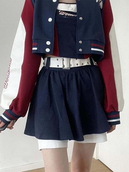 American Stadium Style jacket and Skirt PIN0017