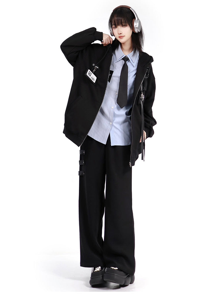 School Uniform Style Design Stitch Shirt & skirt PIN0021