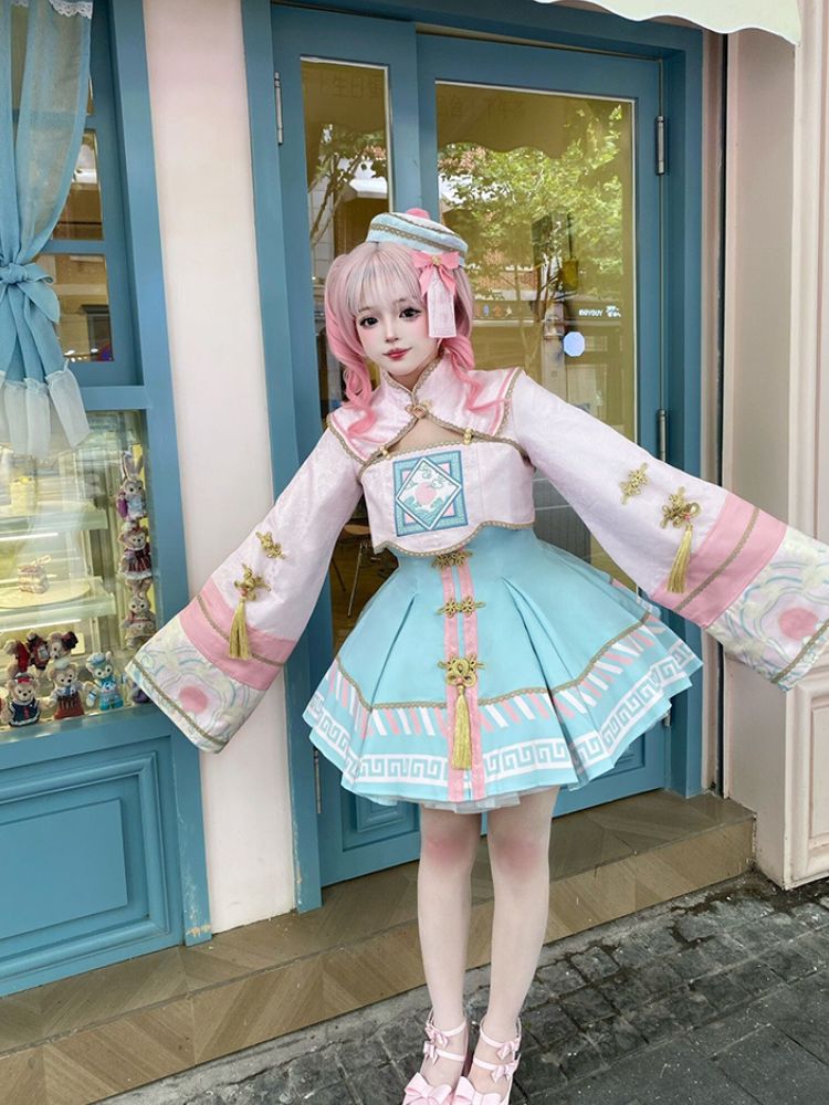 China Style Sweet Pink Lolita Dress SAK0002