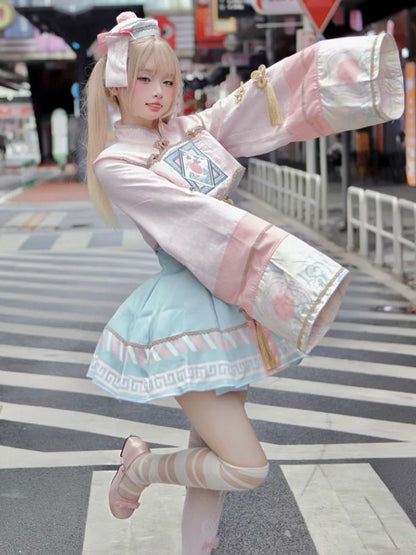 China Style Sweet Pink Lolita Dress SAK0002