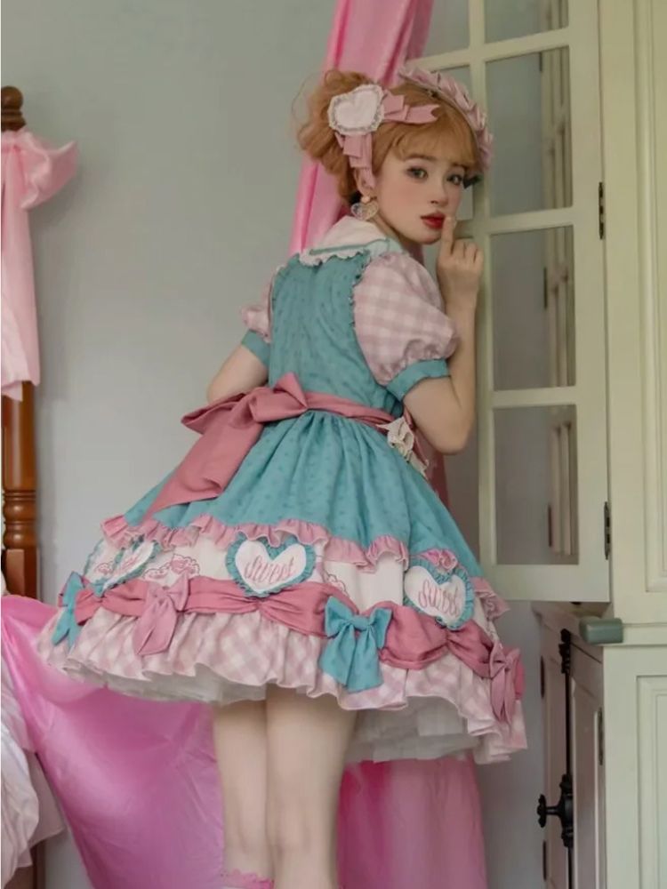 Cute Maid Style Lolita Dress & Apron SAK0014