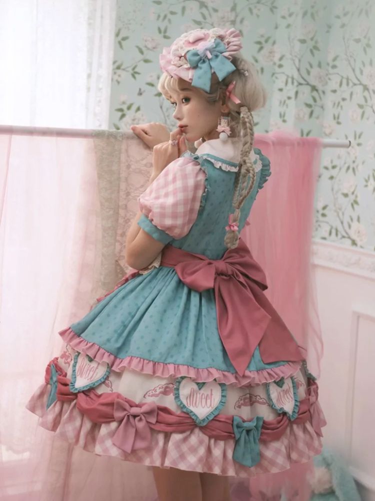 Cute Maid Style Lolita Dress & Apron SAK0014