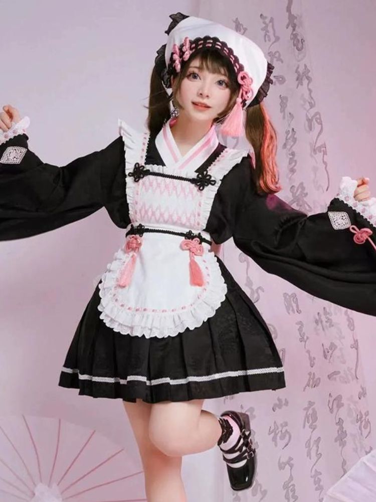 China Style Maid Two Piece Set SAK0019