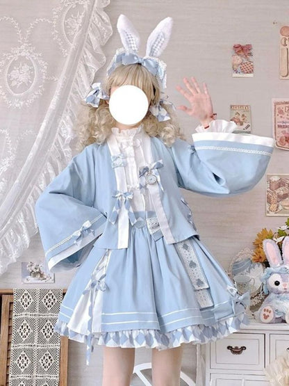 Alice in Wonderland Sweet Lolita Two Piece Set SAK0030