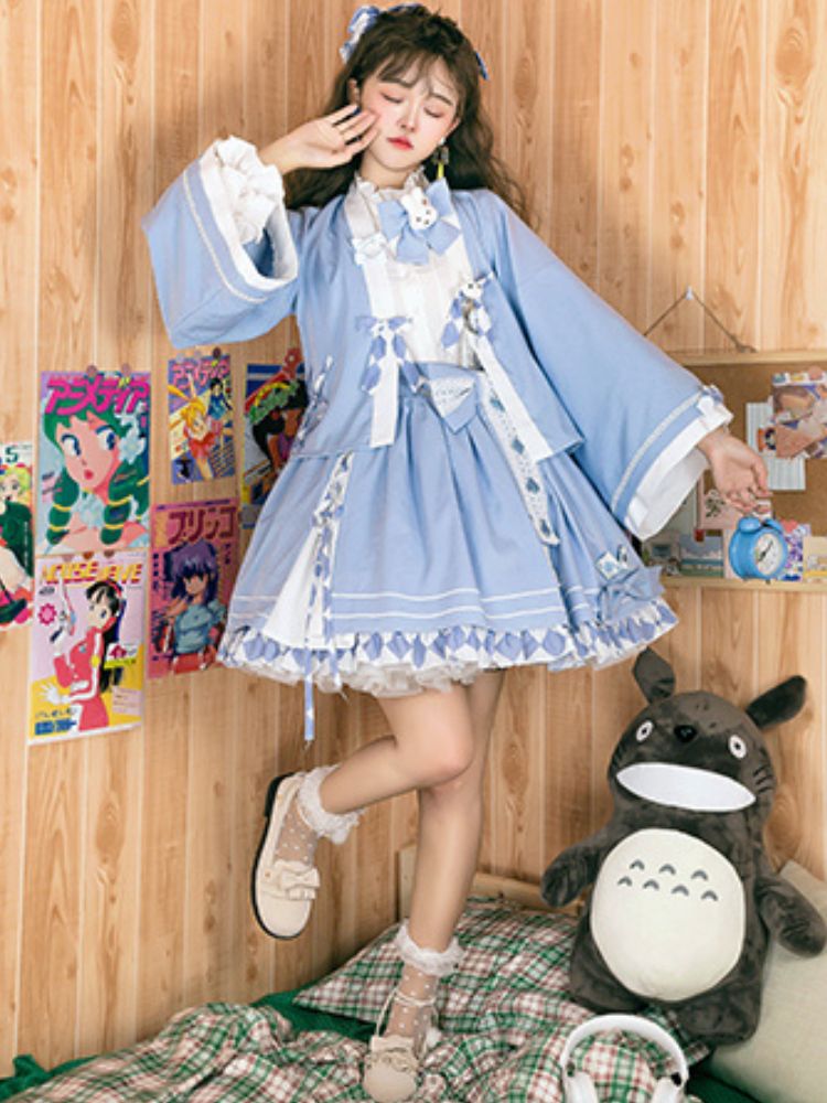 Alice in Wonderland Sweet Lolita Two Piece Set SAK0030