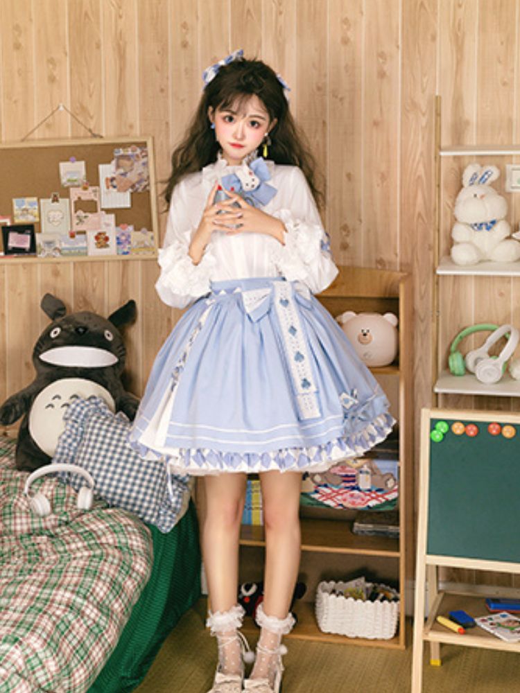 Alice in Wonderland Sweet Lolita Two Piece Set SAK0030