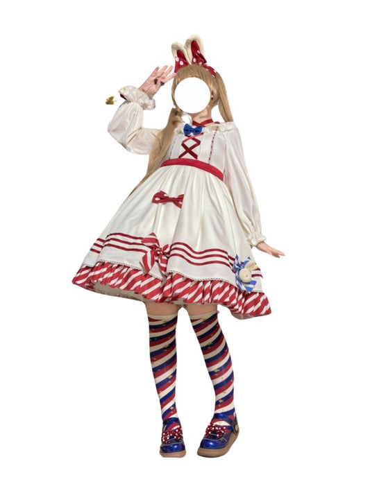 White Rabbit Candy Doll Lolita Dress SAK0053