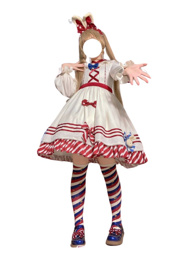 White Rabbit Candy Doll Lolita Dress SAK0053