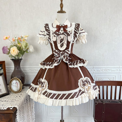 Cookie Brown Sweet Lolita Dress YOU0021