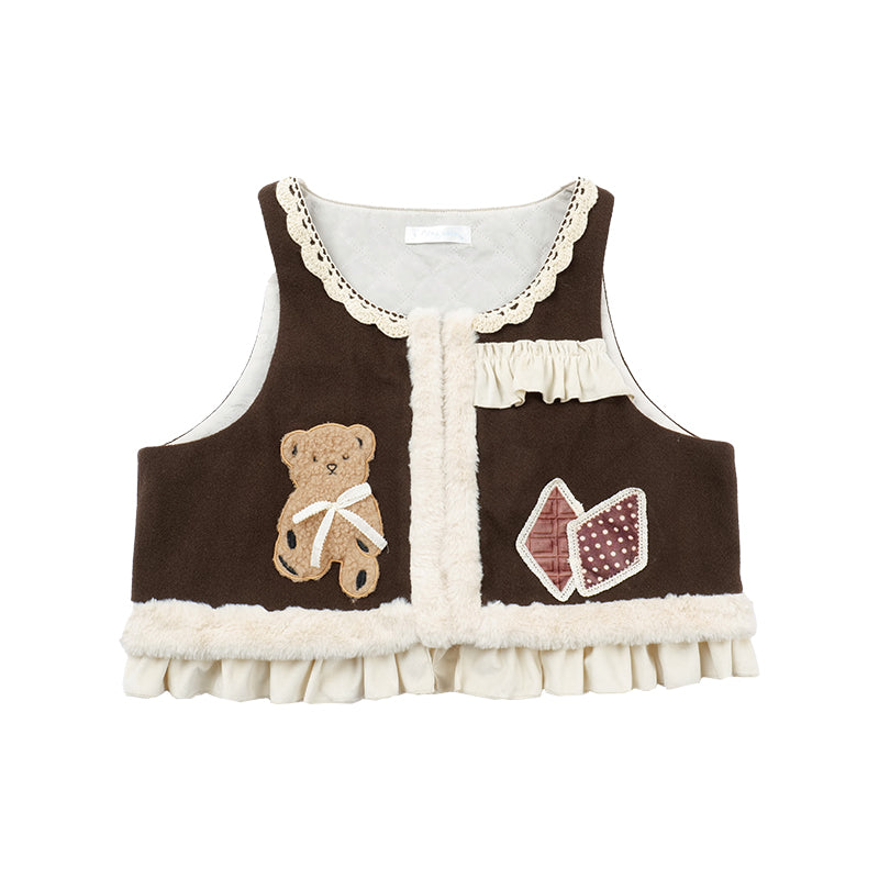 Sweet Bear Brown Dress WIT0030