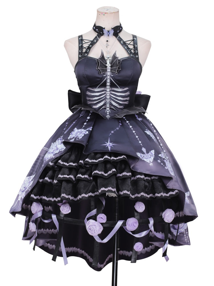 Witch Style Dark Gothic Dress CHE0034