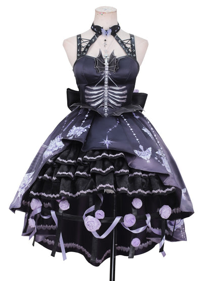 Witch Style Dark Gothic Dress CHE0034