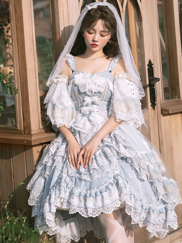 Wedding-Style Lace Lolita Dress SPR0025