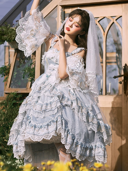 Wedding-Style Lace Lolita Dress SPR0025