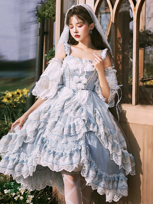 Wedding-Style Lace Lolita Dress SPR0025