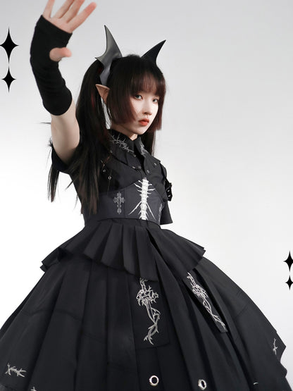 Devil Style Black Lolita Dress SPR0031