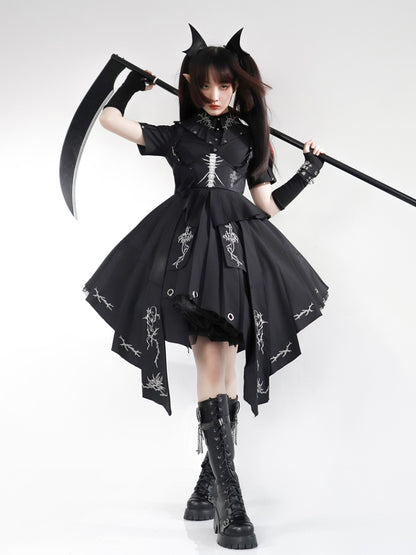 Devil Style Black Lolita Dress SPR0031