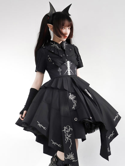 Devil Style Black Lolita Dress SPR0031