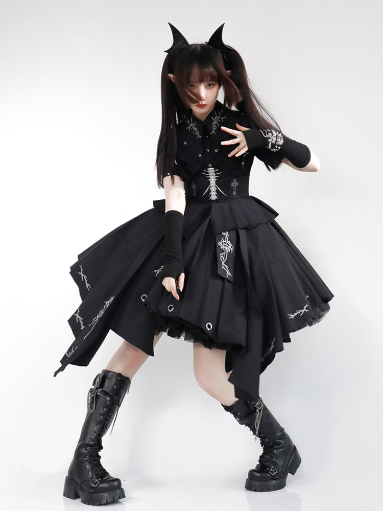 Devil Style Black Lolita Dress SPR0031