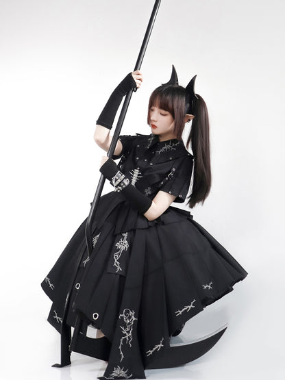 Devil Style Black Lolita Dress SPR0031