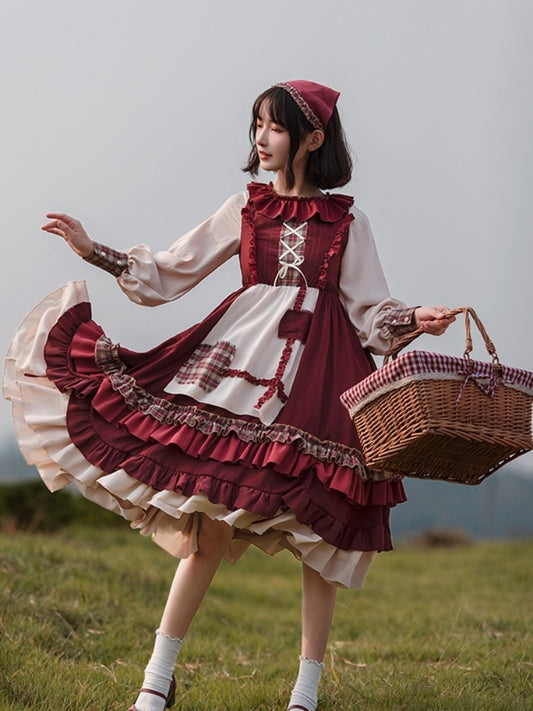 Red Riding Hood-Style Lolita Dress WIT0053